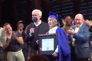 See Come From Away Cast Member Emily Walton Get a Special Onstage Surprise