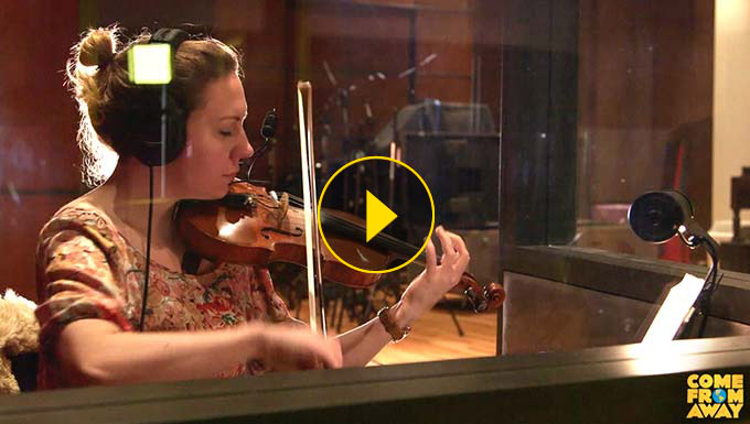Thumbnail image of woman playing violin in music studio